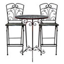 bistro table and chairs